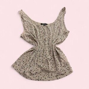 Women's Cream and Black Vest